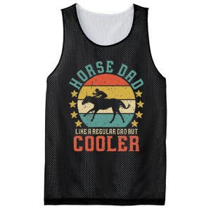 Horse Dad Horseback Riding FatherS Day Gift Mesh Reversible Basketball Jersey Tank