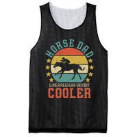 Horse Dad Horseback Riding FatherS Day Gift Mesh Reversible Basketball Jersey Tank