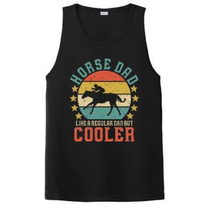 Horse Dad Horseback Riding FatherS Day Gift PosiCharge Competitor Tank