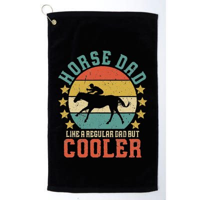Horse Dad Horseback Riding FatherS Day Gift Golf Towel