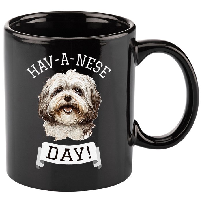 HavANese Day! Havanese Dog Lovers Funny Gift 11oz C Handle Ceramic Mug