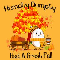 H.Umpty D.Umpty Had A Great Fall Thanksgiving Autumn Pom Pom 12in Knit Beanie