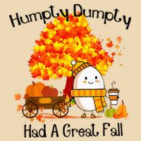 H.Umpty D.Umpty Had A Great Fall Thanksgiving Autumn Drawstring Bag