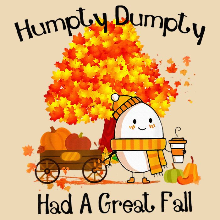 H.Umpty D.Umpty Had A Great Fall Thanksgiving Autumn Drawstring Bag
