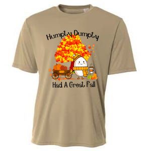 H.Umpty D.Umpty Had A Great Fall Thanksgiving Autumn Cooling Performance Crew T-Shirt