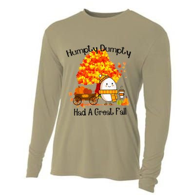 H.Umpty D.Umpty Had A Great Fall Thanksgiving Autumn Cooling Performance Long Sleeve Crew