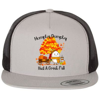 H.Umpty D.Umpty Had A Great Fall Thanksgiving Autumn Flat Bill Trucker Hat