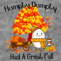 H.Umpty D.Umpty Had A Great Fall Thanksgiving Autumn 7-Panel Snapback Hat