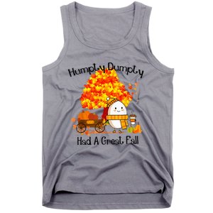 H.Umpty D.Umpty Had A Great Fall Thanksgiving Autumn Tank Top