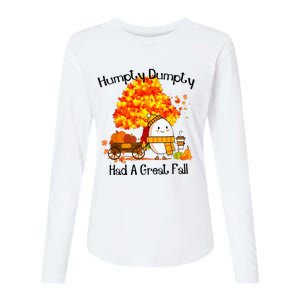 H.Umpty D.Umpty Had A Great Fall Thanksgiving Autumn Womens Cotton Relaxed Long Sleeve T-Shirt