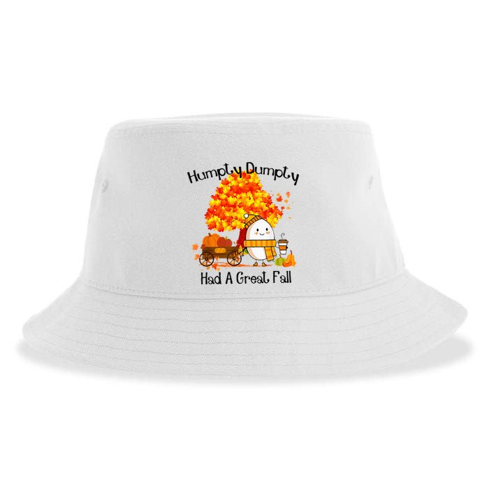 H.Umpty D.Umpty Had A Great Fall Thanksgiving Autumn Sustainable Bucket Hat