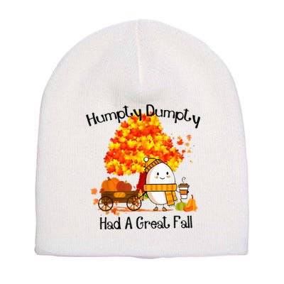 H.Umpty D.Umpty Had A Great Fall Thanksgiving Autumn Short Acrylic Beanie