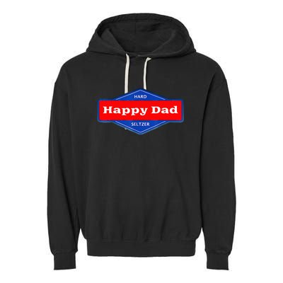 Happy Dad Hard Seltzer Garment-Dyed Fleece Hoodie