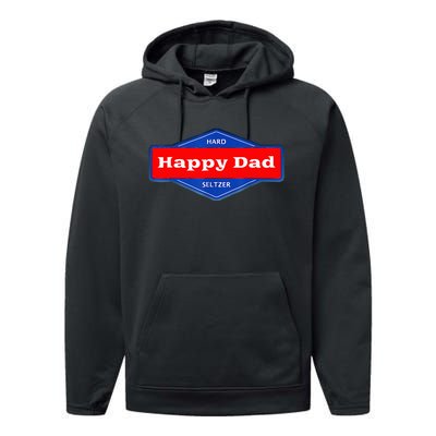 Happy Dad Hard Seltzer Performance Fleece Hoodie