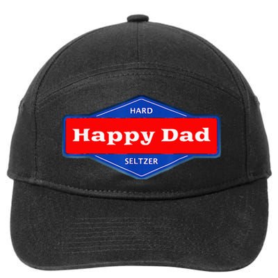 Happy Dad Hard Seltzer 7-Panel Snapback Hat