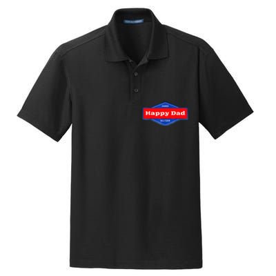 Happy Dad Hard Seltzer Dry Zone Grid Polo