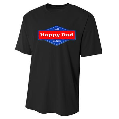 Happy Dad Hard Seltzer Performance Sprint T-Shirt