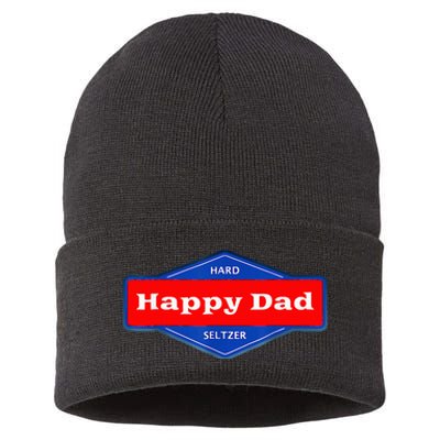 Happy Dad Hard Seltzer Sustainable Knit Beanie