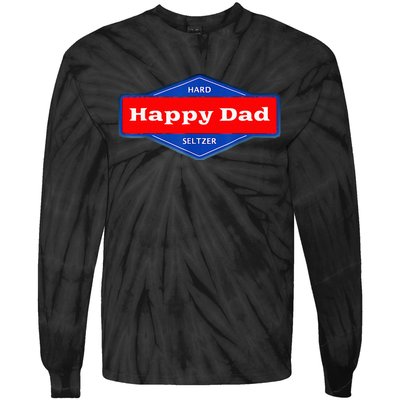 Happy Dad Hard Seltzer Tie-Dye Long Sleeve Shirt