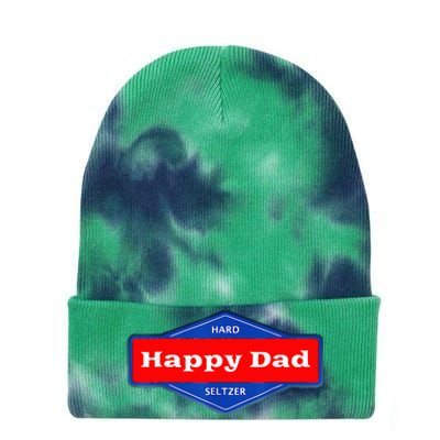 Happy Dad Hard Seltzer Tie Dye 12in Knit Beanie