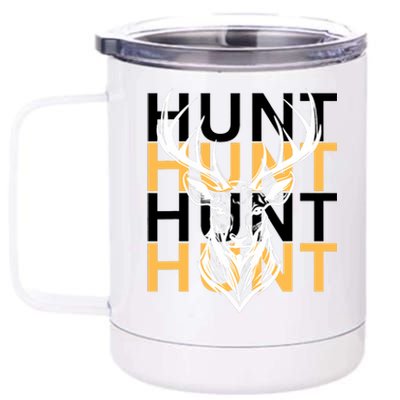 Hunt Deer Hunting Apparel Outdoorsman 12 oz Stainless Steel Tumbler Cup