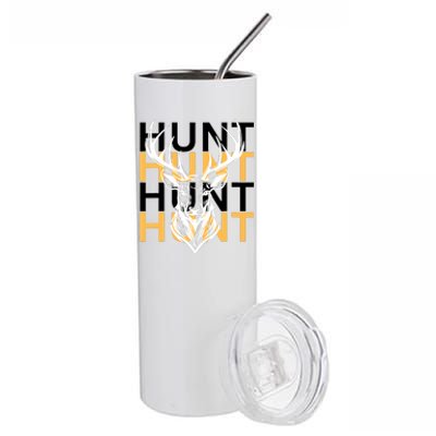 Hunt Deer Hunting Apparel Outdoorsman Stainless Steel Tumbler