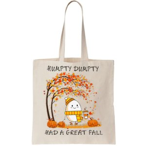 H.U.M.Pty D.U.M.P.T.Y Had A Great Fall Thanksgiving Autumn Halloween Tote Bag