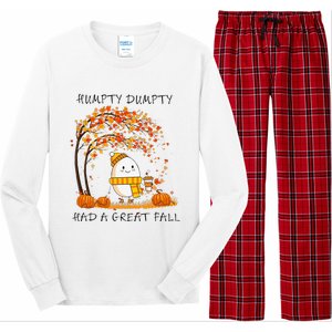 H.U.M.Pty D.U.M.P.T.Y Had A Great Fall Thanksgiving Autumn Halloween Long Sleeve Pajama Set