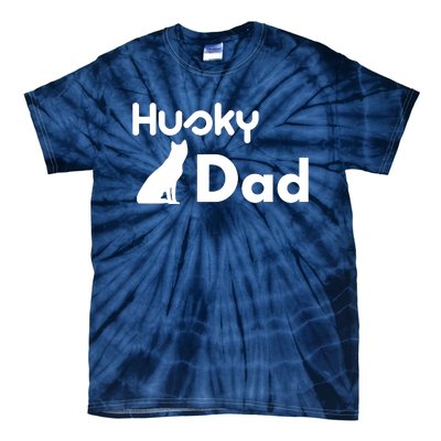 Husky Dad Tie-Dye T-Shirt