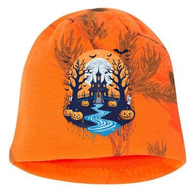 Halloween Design Halloween Trick Or Treating Kati - Camo Knit Beanie