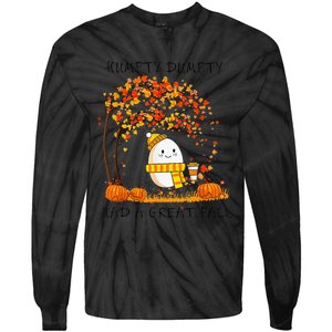 Humpty Dumpty Had A Great Fall Thanksgiving Autumn Halloween Tie-Dye Long Sleeve Shirt