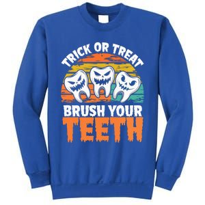 Halloween Dental Hygiene Brush Your Th Dental Hygiene Gift Sweatshirt