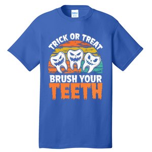 Halloween Dental Hygiene Brush Your Th Dental Hygiene Gift Tall T-Shirt