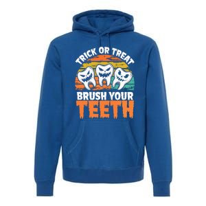 Halloween Dental Hygiene Brush Your Th Dental Hygiene Gift Premium Hoodie