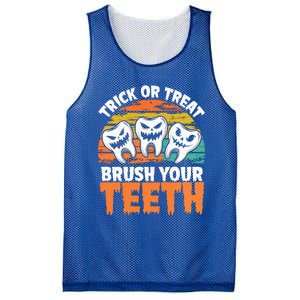 Halloween Dental Hygiene Brush Your Th Dental Hygiene Gift Mesh Reversible Basketball Jersey Tank