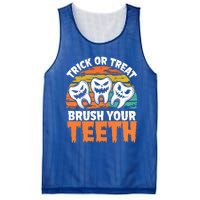 Halloween Dental Hygiene Brush Your Th Dental Hygiene Gift Mesh Reversible Basketball Jersey Tank