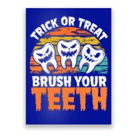 Halloween Dental Hygiene Brush Your Th Dental Hygiene Gift Poster