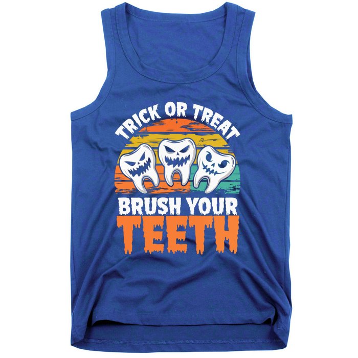 Halloween Dental Hygiene Brush Your Th Dental Hygiene Gift Tank Top