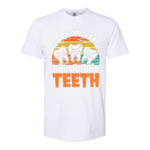 Halloween Dental Hygiene Brush Your Th Dental Hygiene Gift Softstyle CVC T-Shirt