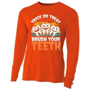 Halloween Dental Hygiene Gift Cooling Performance Long Sleeve Crew