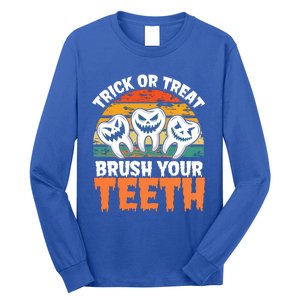 Halloween Dental Hygiene Gift Long Sleeve Shirt