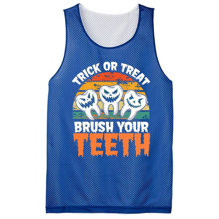 Halloween Dental Hygiene Gift Mesh Reversible Basketball Jersey Tank