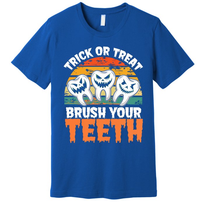 Halloween Dental Hygiene Gift Premium T-Shirt