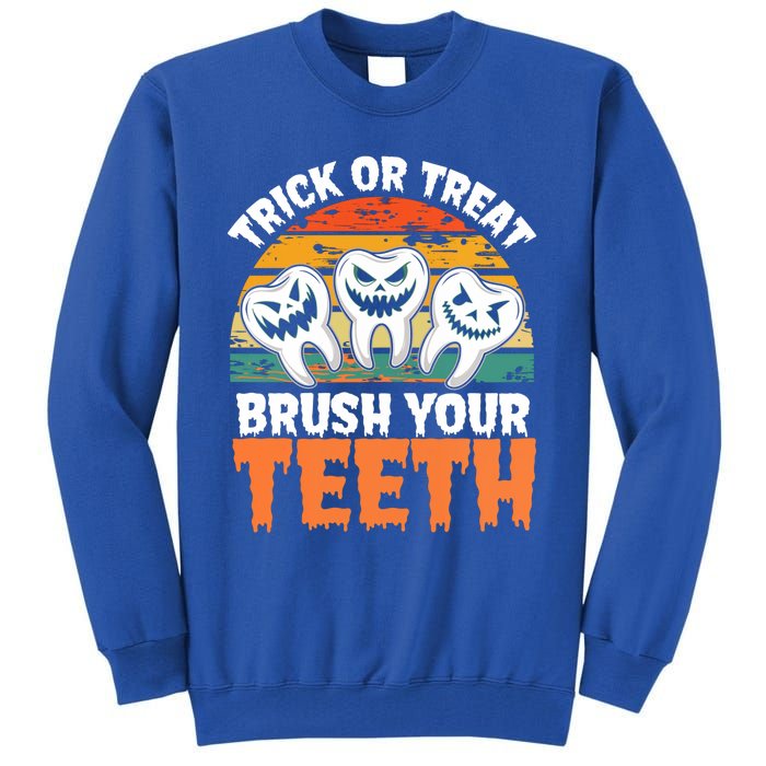 Halloween Dental Hygiene Gift Tall Sweatshirt