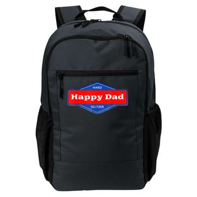 Happy Dad Hard Seltzer Funny Daily Commute Backpack