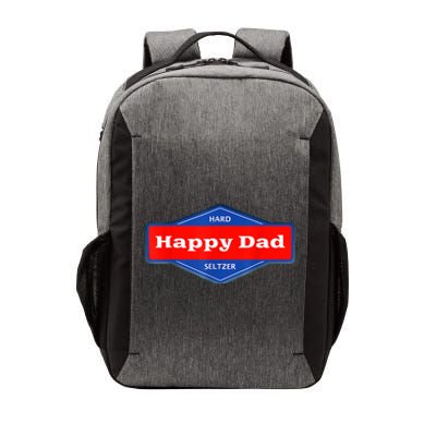 Happy Dad Hard Seltzer Funny Vector Backpack