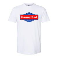 Happy Dad Hard Seltzer Funny Softstyle CVC T-Shirt