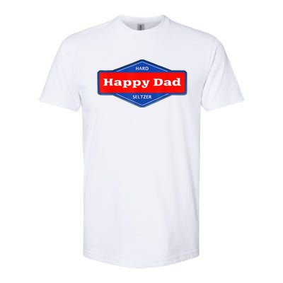 Happy Dad Hard Seltzer Funny Softstyle® CVC T-Shirt