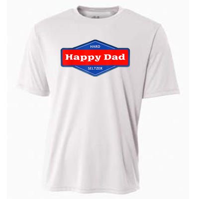 Happy Dad Hard Seltzer Funny Cooling Performance Crew T-Shirt