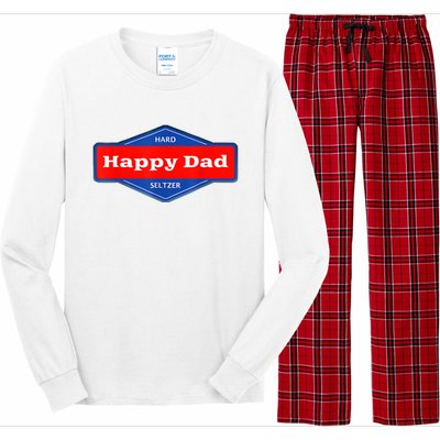 Happy Dad Hard Seltzer Funny Long Sleeve Pajama Set